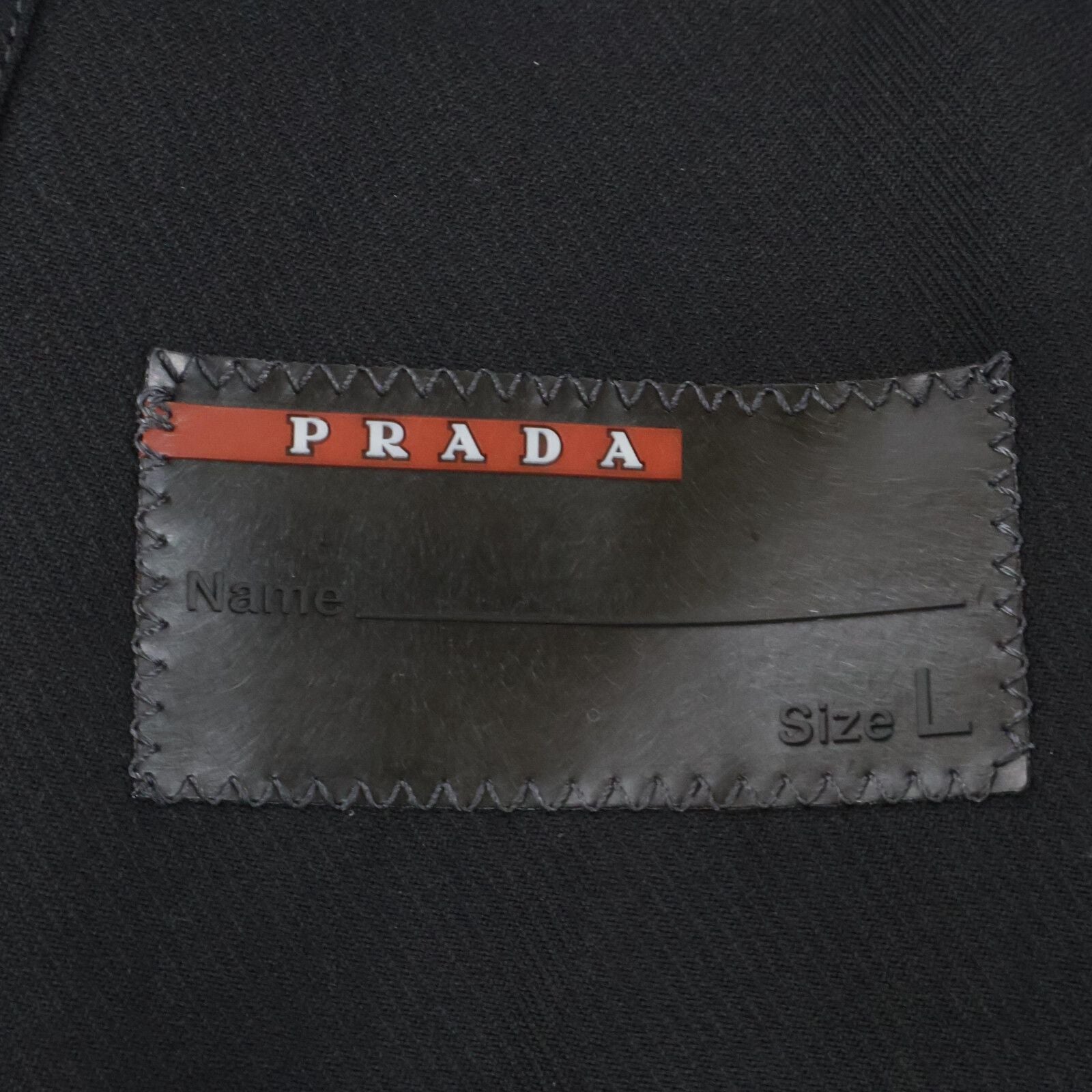 Prada Sport Black Virgin Wool 100 Work Shirt Jacket — view 5