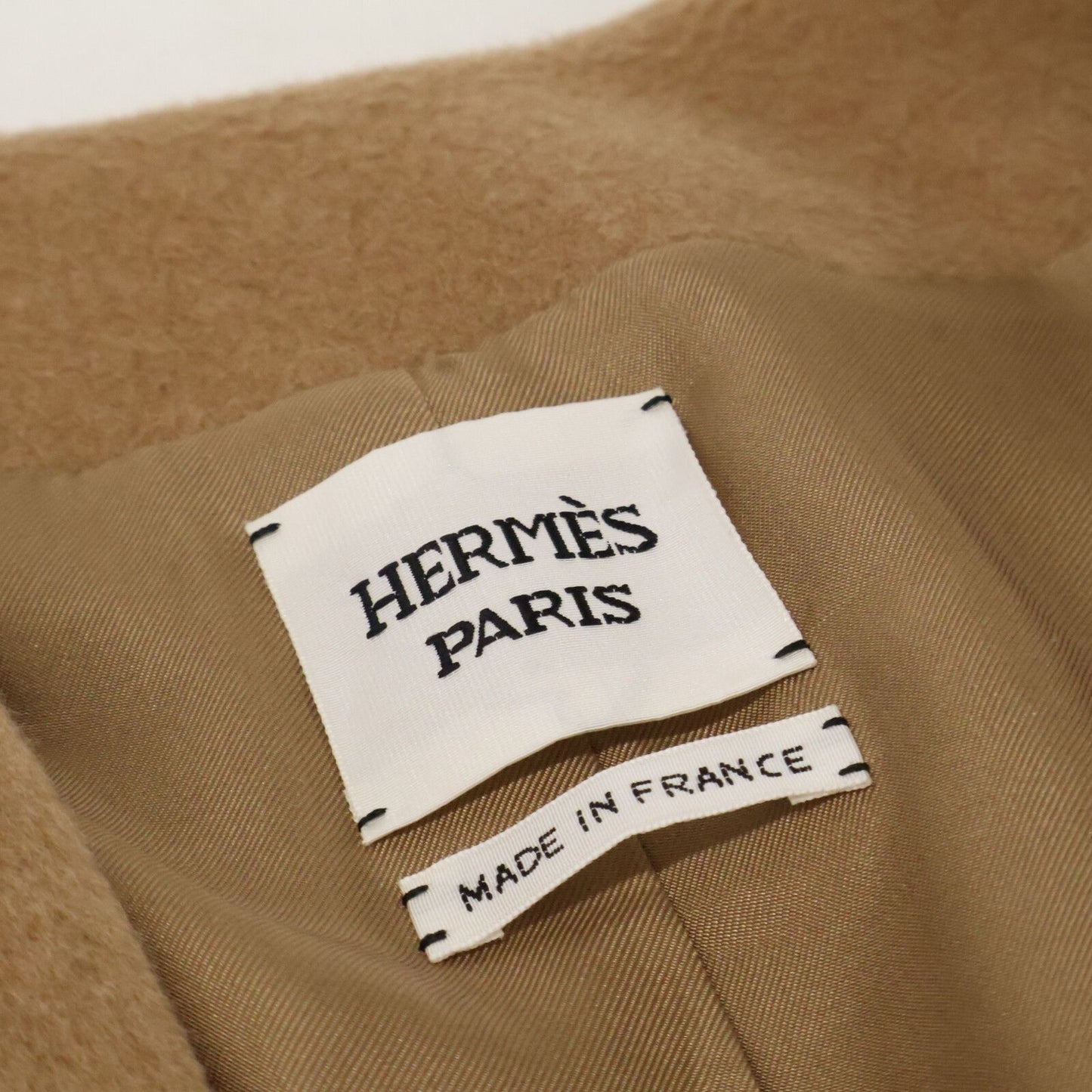 Hermes Camel Silk Val-'s Jacket 34 — view 4