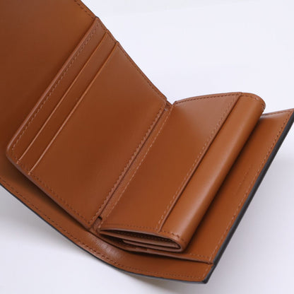 Celine Made Small Flap Wallet Tartan Check Calfskin Triomphe — view 9