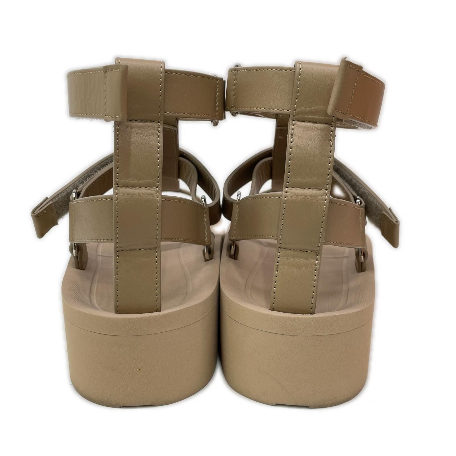 Hermes Enid Calfskin Dearman Buckle Sandals — view 3