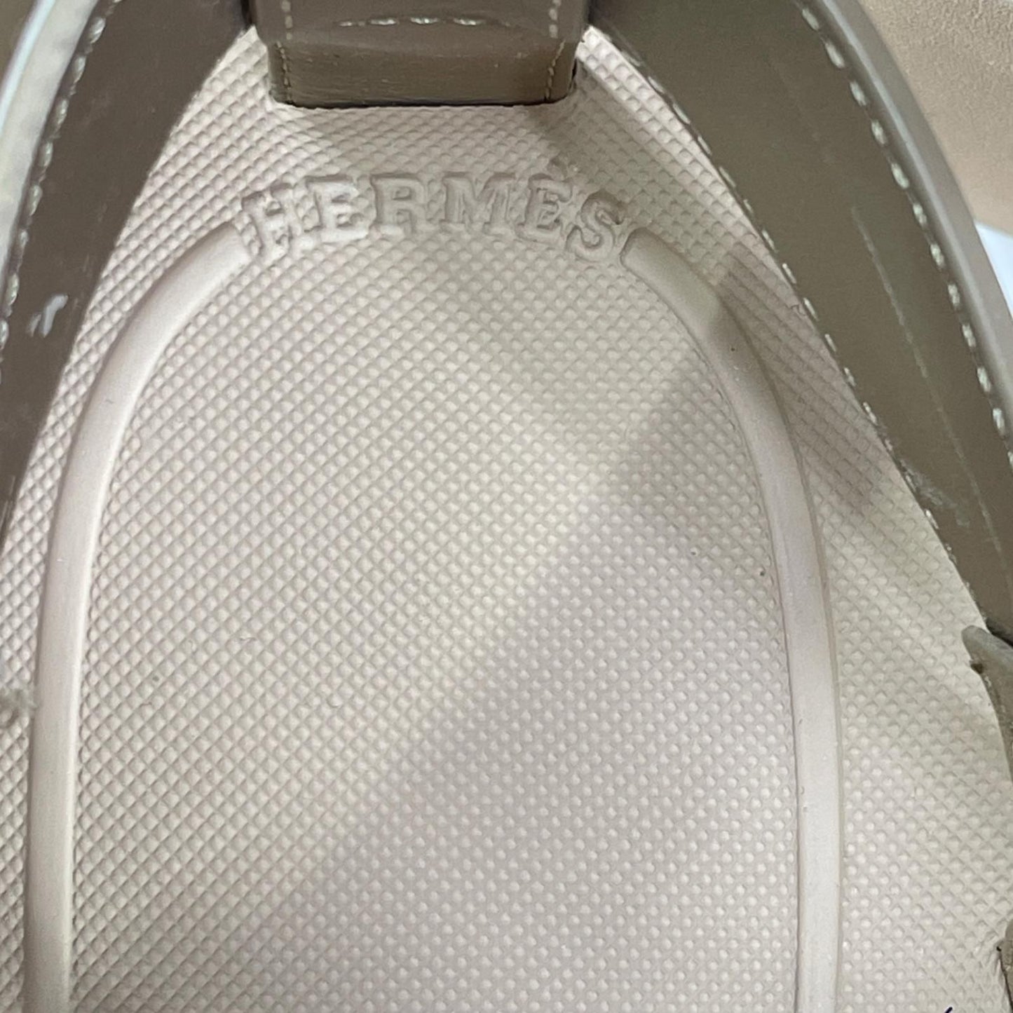 Hermes Enid Calfskin Dearman Buckle Sandals — view 8