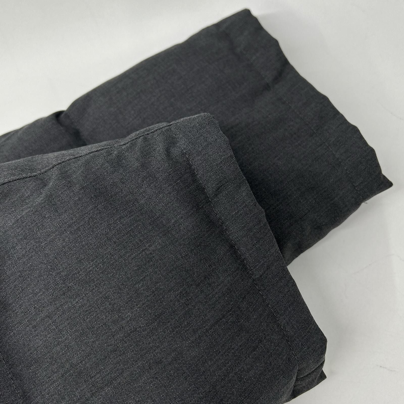 Loro Piana Brooks Brothers Brazza Gray Fabric Wool Down Jacket XL — view 9