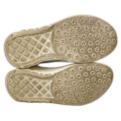 Chanel CC Logo Sequin Sneakers — view 6