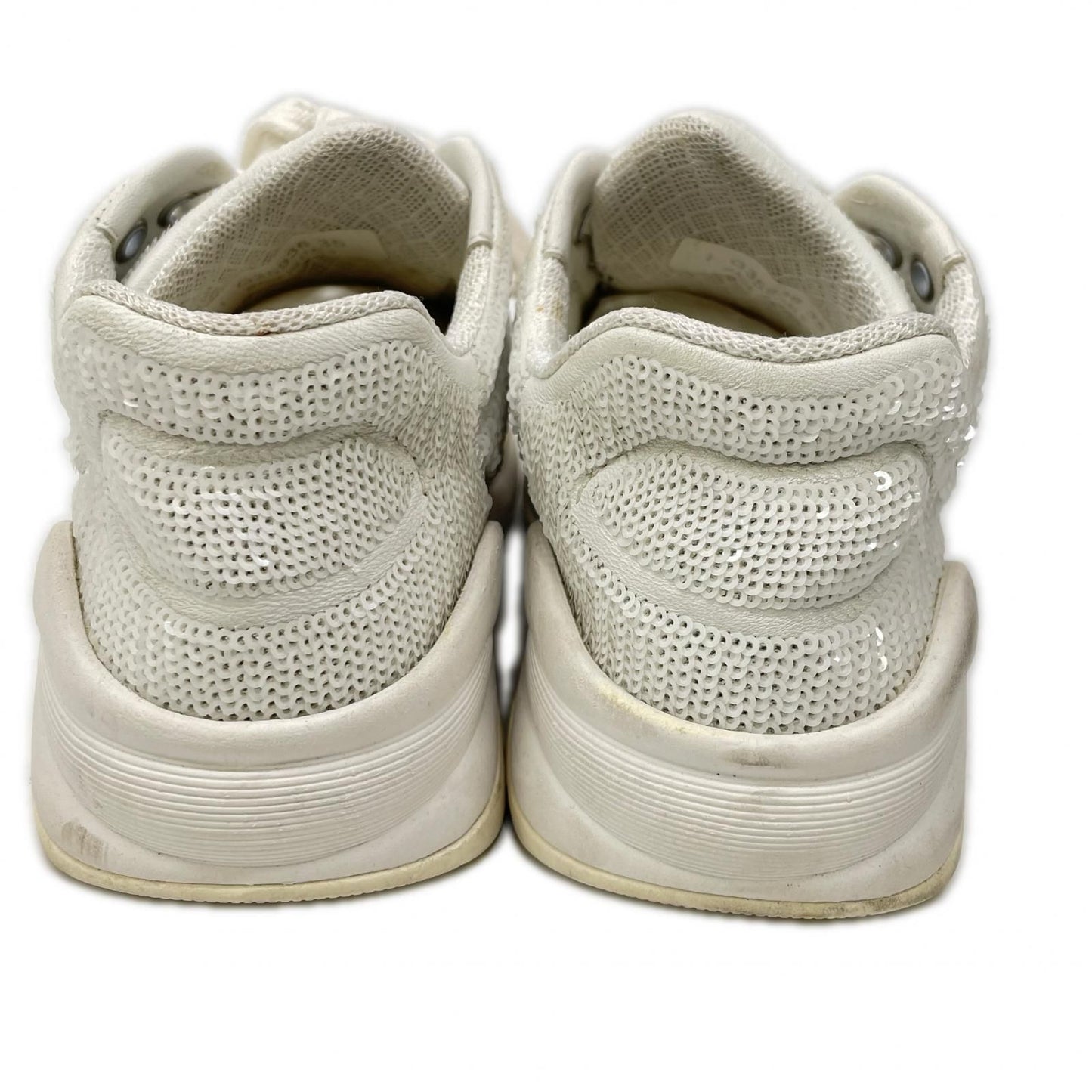 Chanel CC Logo Sequin Sneakers — view 2