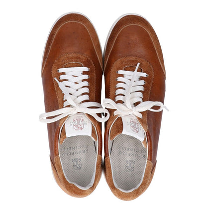 Brunello Cucinelli Leather Suede Sneakers — view 5