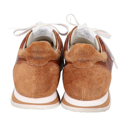 Brunello Cucinelli Leather Suede Sneakers — view 3
