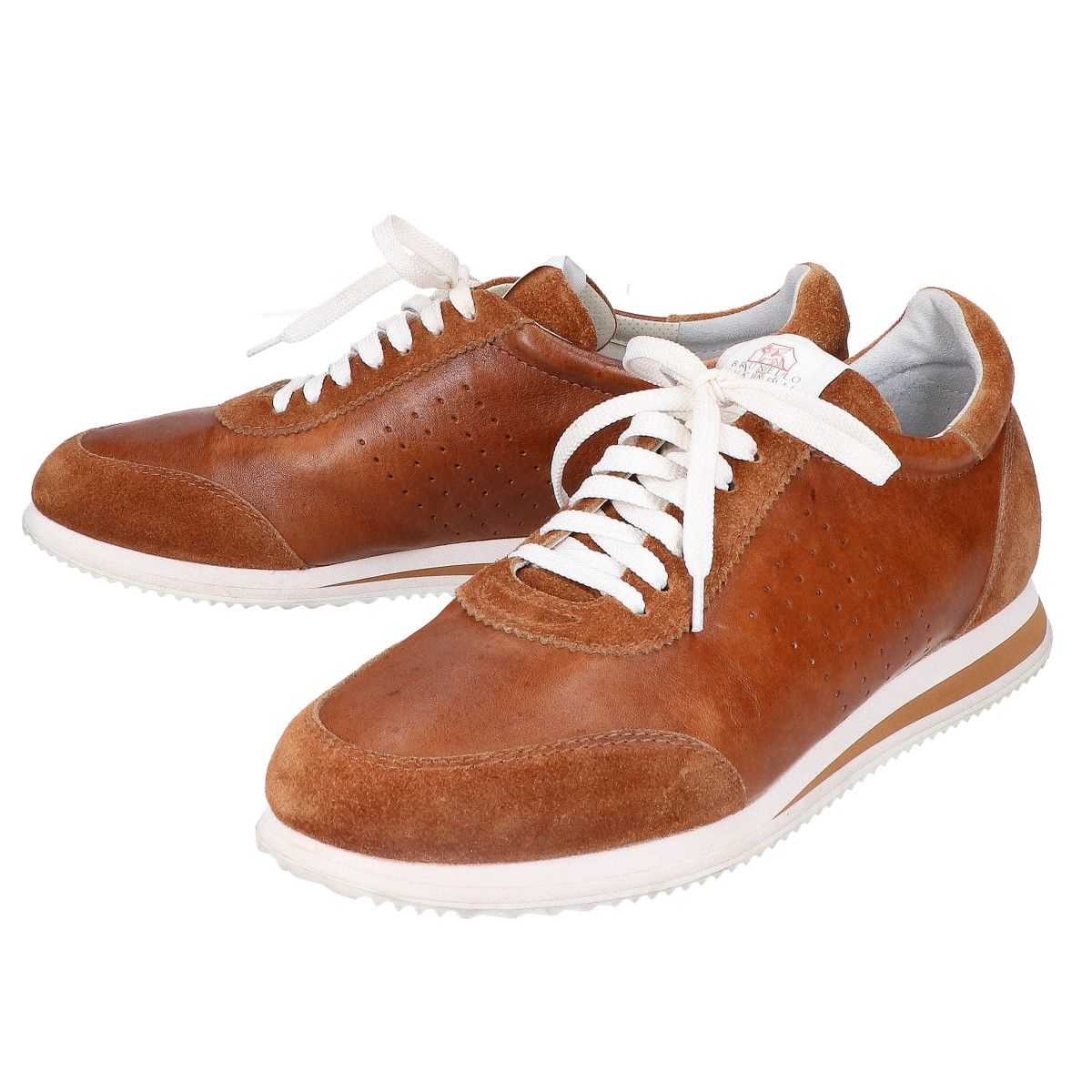 Brunello Cucinelli Leather Suede Sneakers