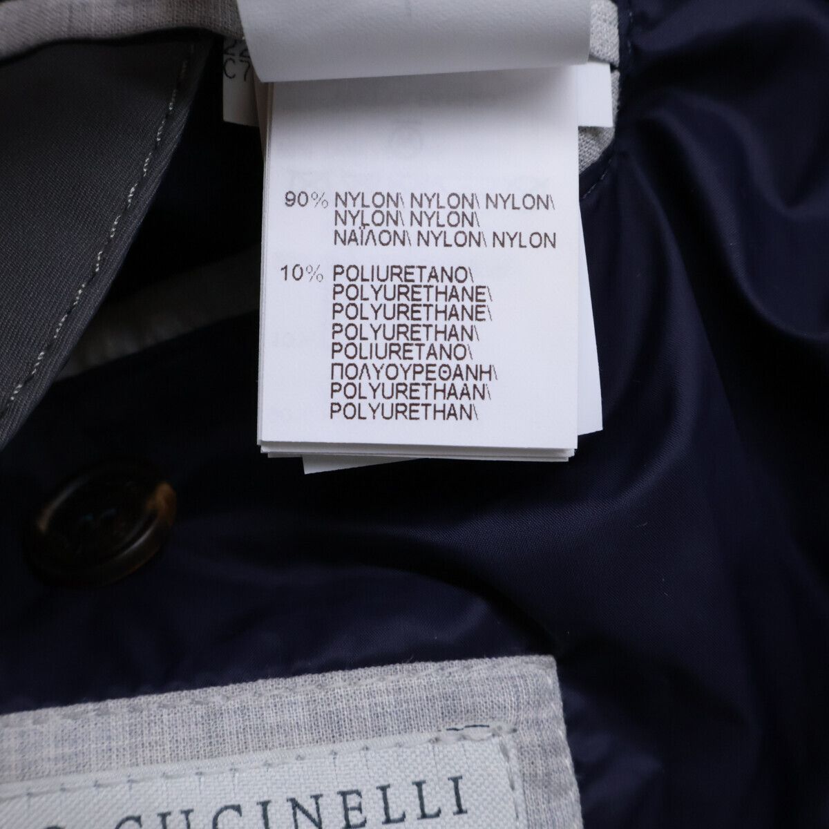 Brunello Cucinelli Wool Cashmere Knit Contrast Hooded Down Jacket — view 8