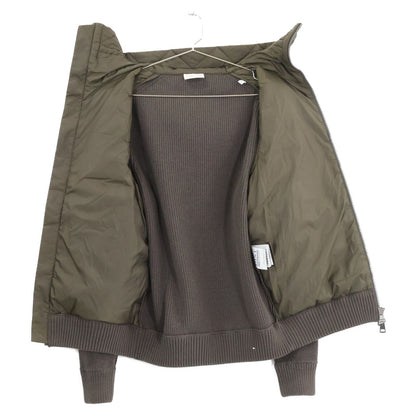 Moncler Cardigan Down Jacket Knit Contrast Hoodie — view 3