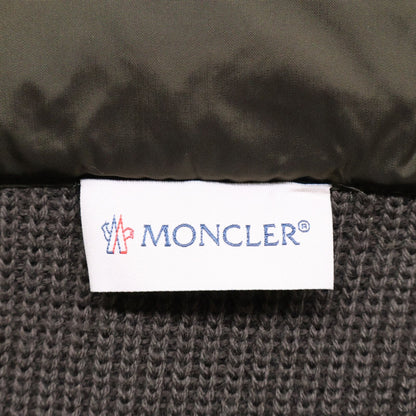 Moncler Cardigan Down Jacket Knit Contrast Hoodie — view 4