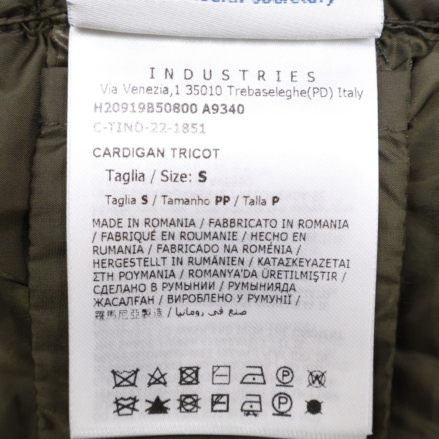 Moncler Cardigan Down Jacket Knit Contrast Hoodie — view 5