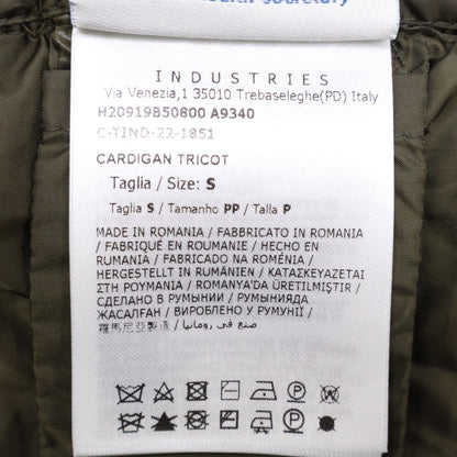 Moncler Cardigan Down Jacket Knit Contrast Hoodie — view 5