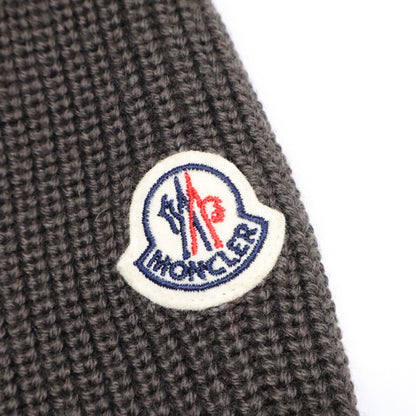 Moncler Cardigan Down Jacket Knit Contrast Hoodie — view 8