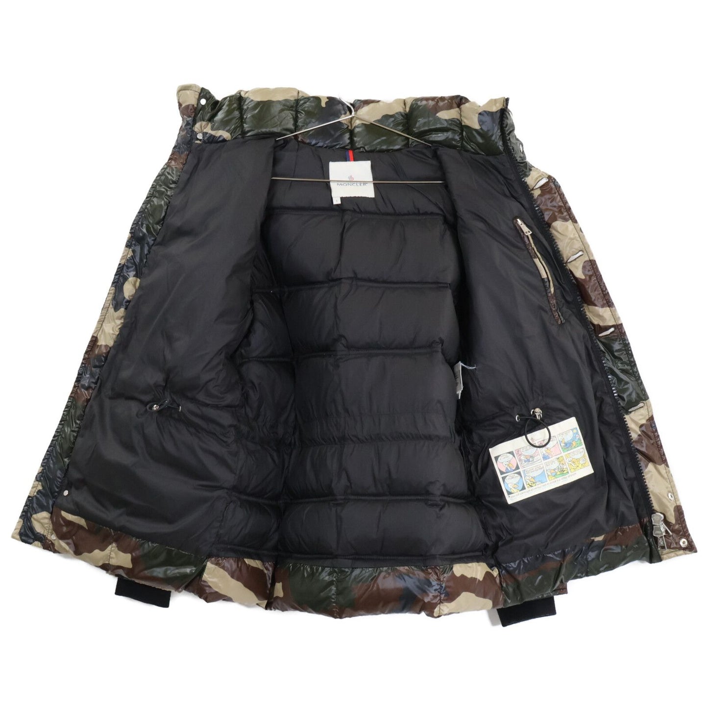 Moncler Sauterne Camouflage Hooded Down Jacket — view 3