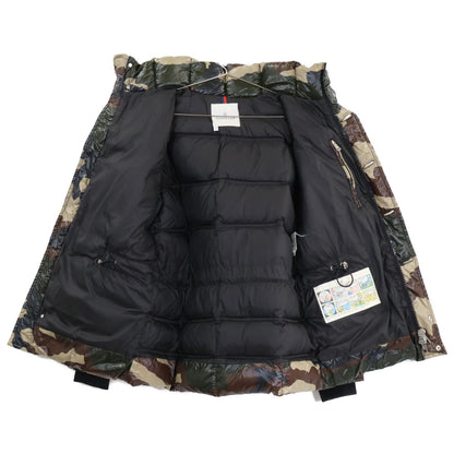 Moncler Sauterne Camouflage Hooded Down Jacket — view 3