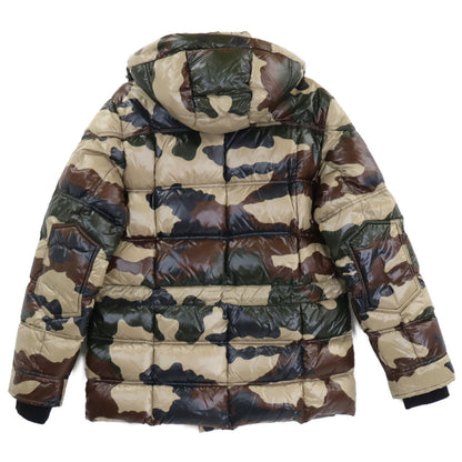 Moncler Sauterne Camouflage Hooded Down Jacket — view 2