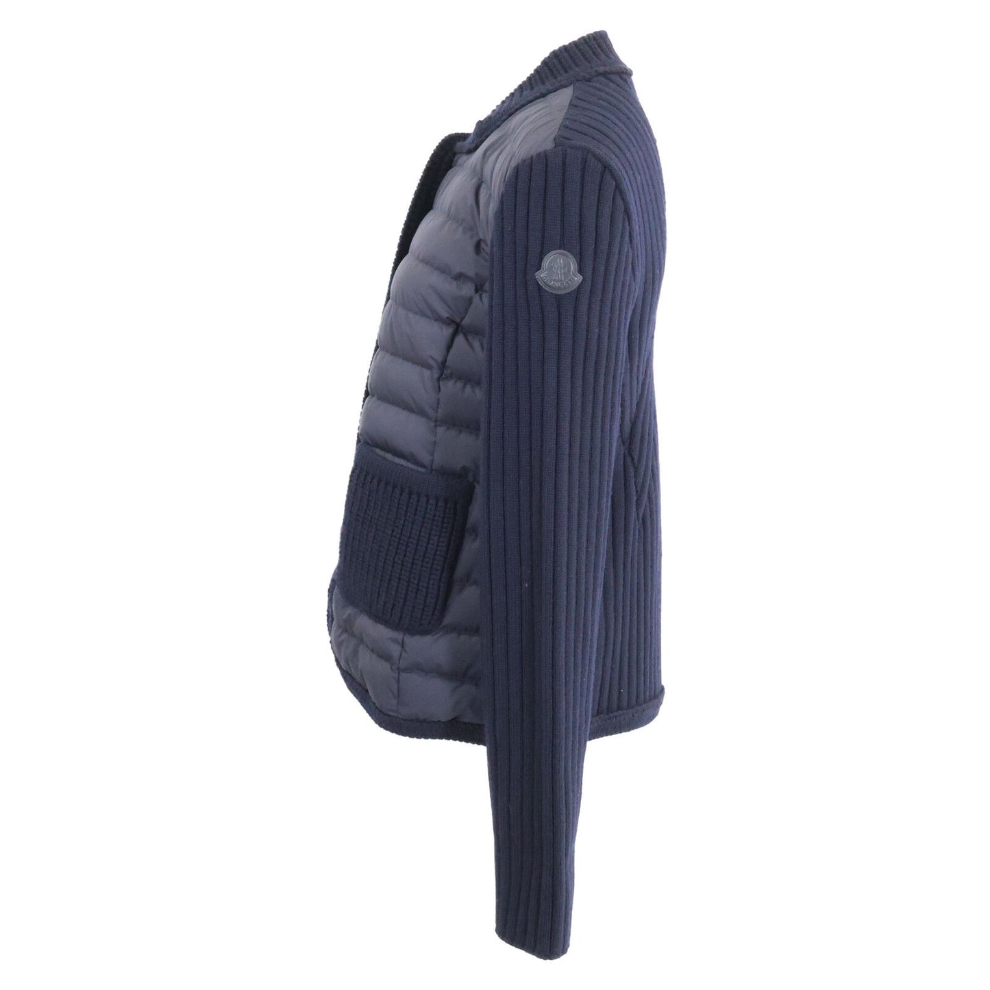 Moncler Cardigan Tricot Down Jacket Knit Contrast — view 3