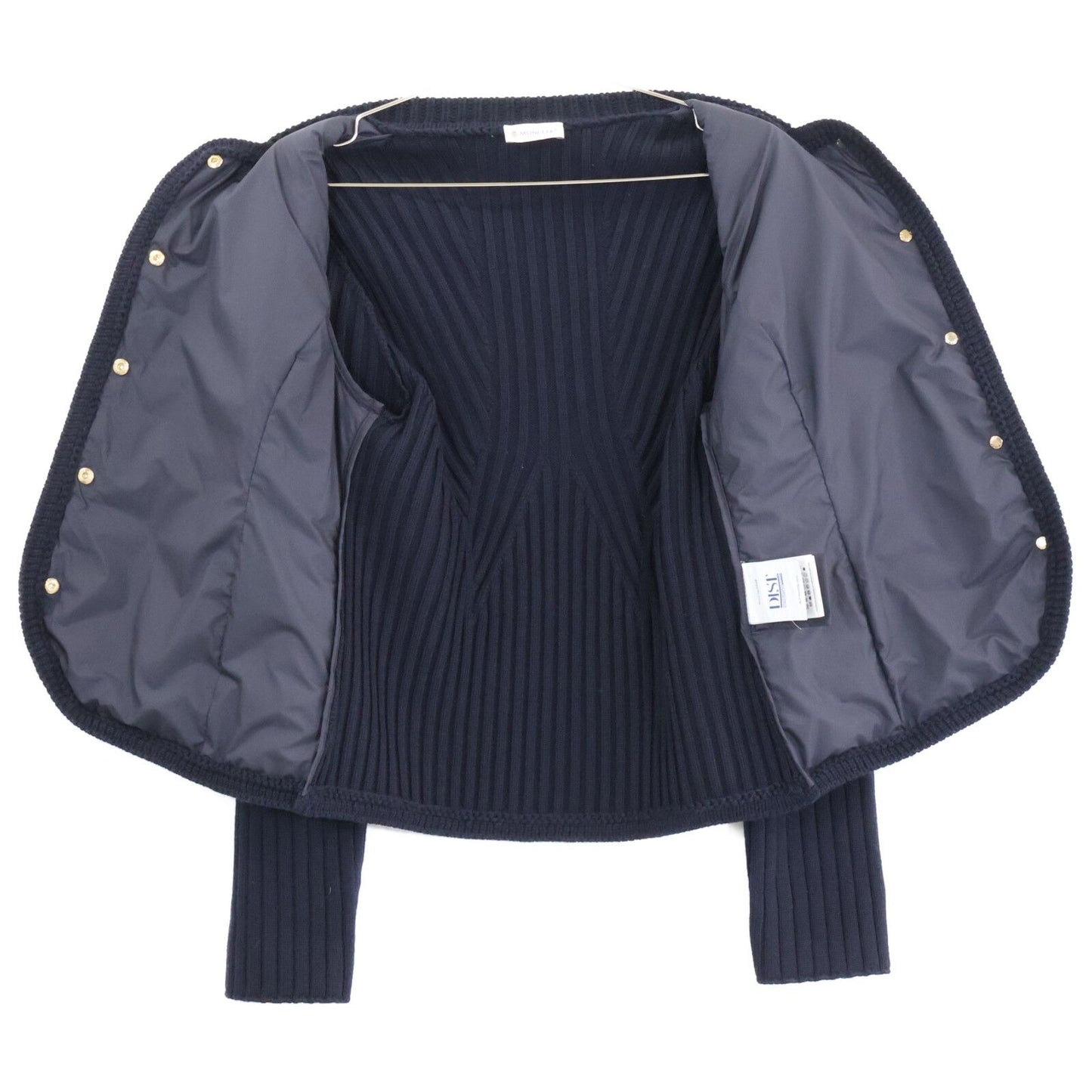 Moncler Cardigan Tricot Down Jacket Knit Contrast — view 4