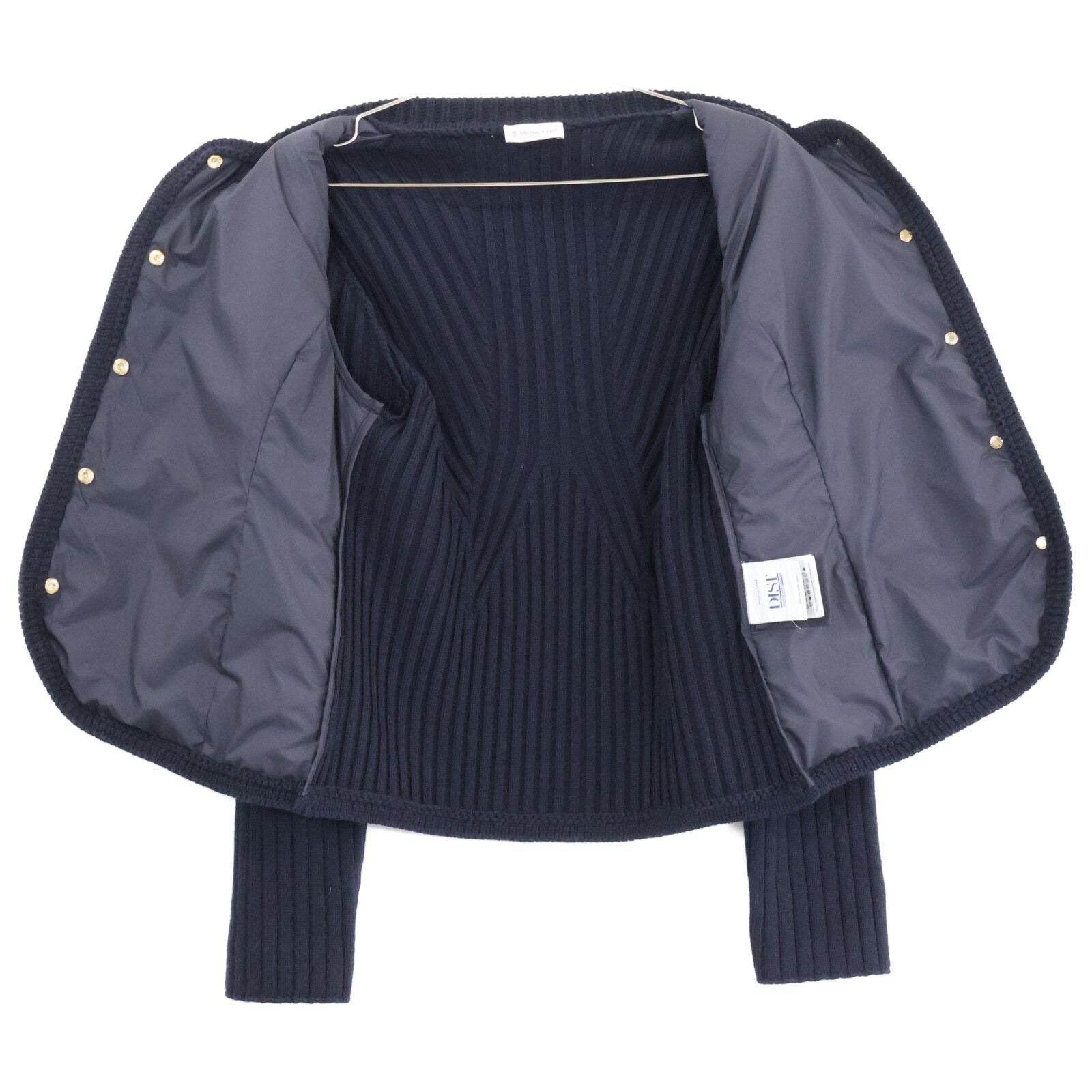 Moncler Cardigan Tricot Down Jacket Knit Contrast — view 4