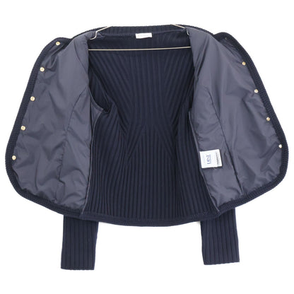 Moncler Cardigan Tricot Down Jacket Knit Contrast — view 4