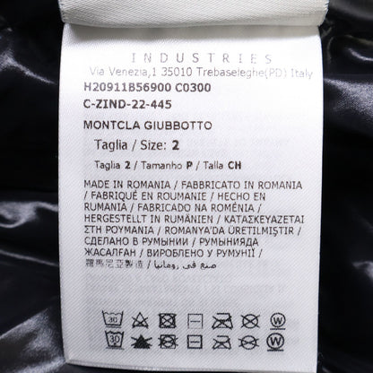 Moncler Montcla Inside Logo Embroidered Grosgrain Tape Hoodie Down — view 6