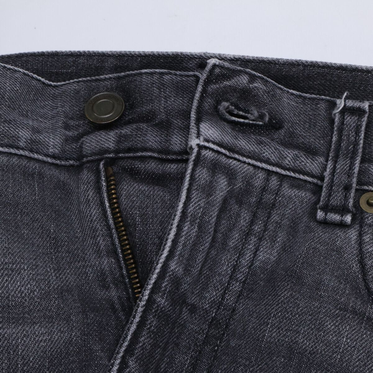 Saint Laurent Paris Zip Fly Denim Pants 28 — view 3