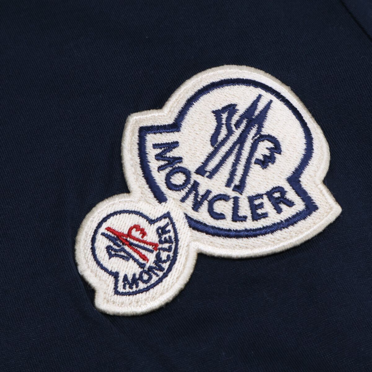 Moncler Double Logo Patch Short Sleeve T-Shirt XS — view 3