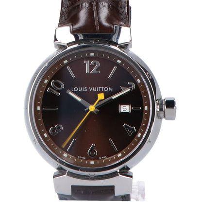 Louis Vuitton Brown Tambour Quartz Watch — view 2