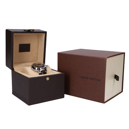Louis Vuitton Brown Tambour Quartz Watch — view 8