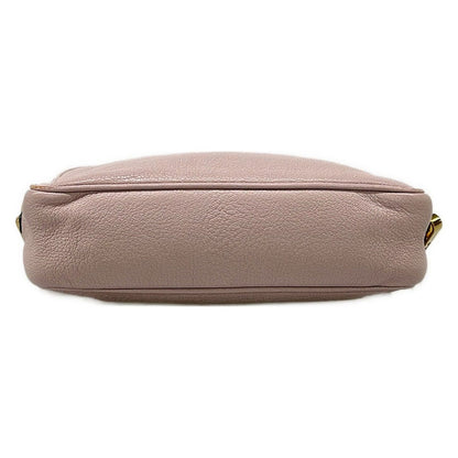 Miu Shoulder Bag Pink Beige Leather — view 5