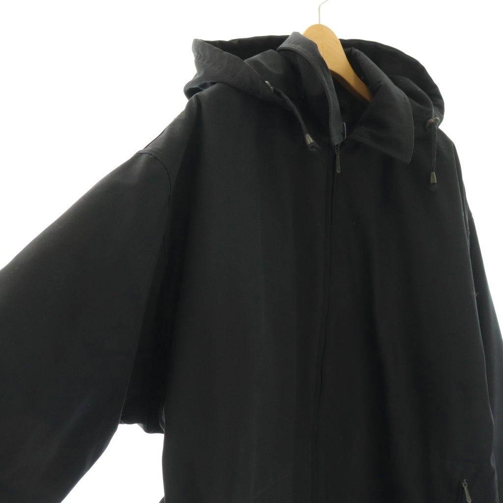 Max Mara Weekend Line Insulation Coat Outer Hood 42 Black CX — view 3