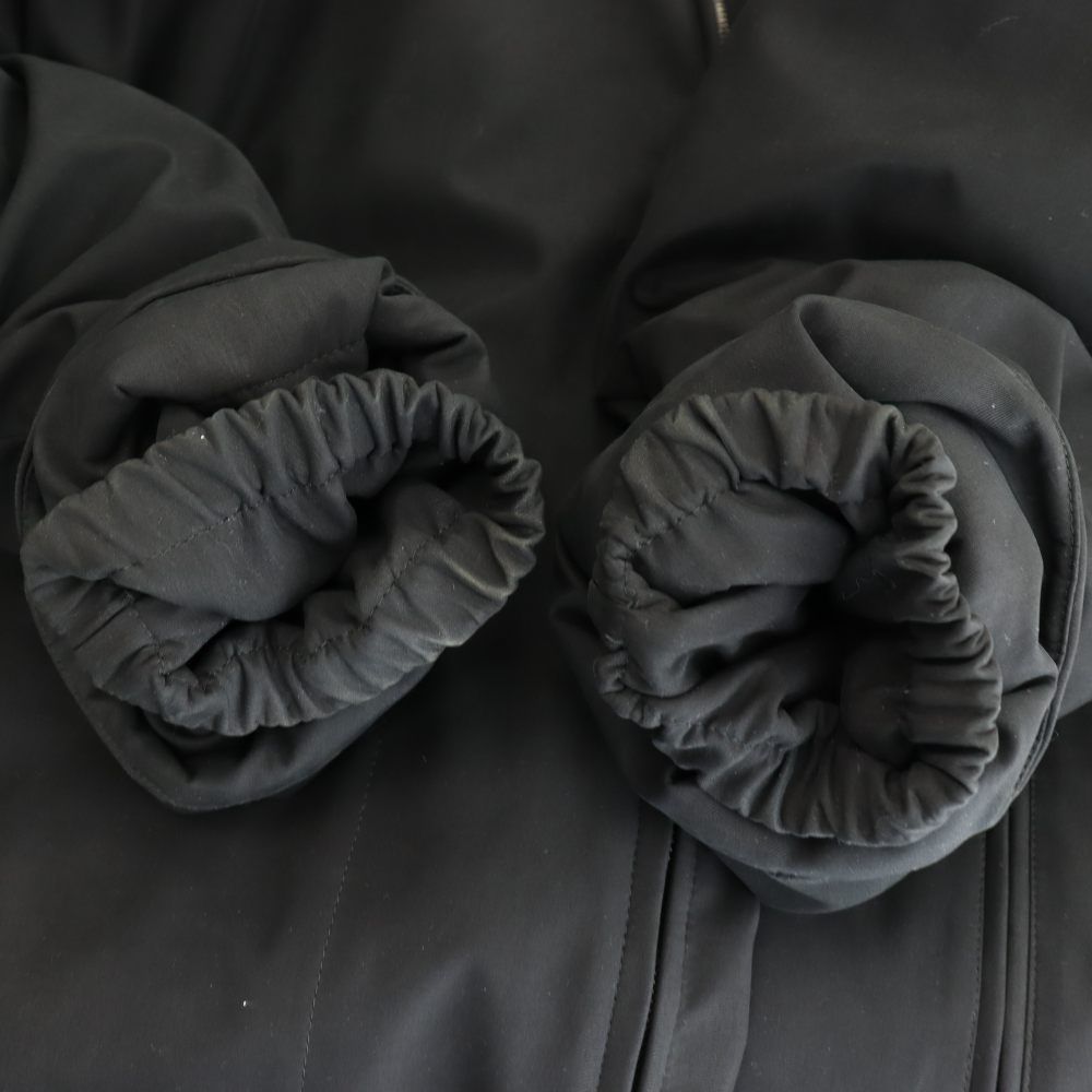 Max Mara Weekend Line Insulation Coat Outer Hood 42 Black CX — view 9
