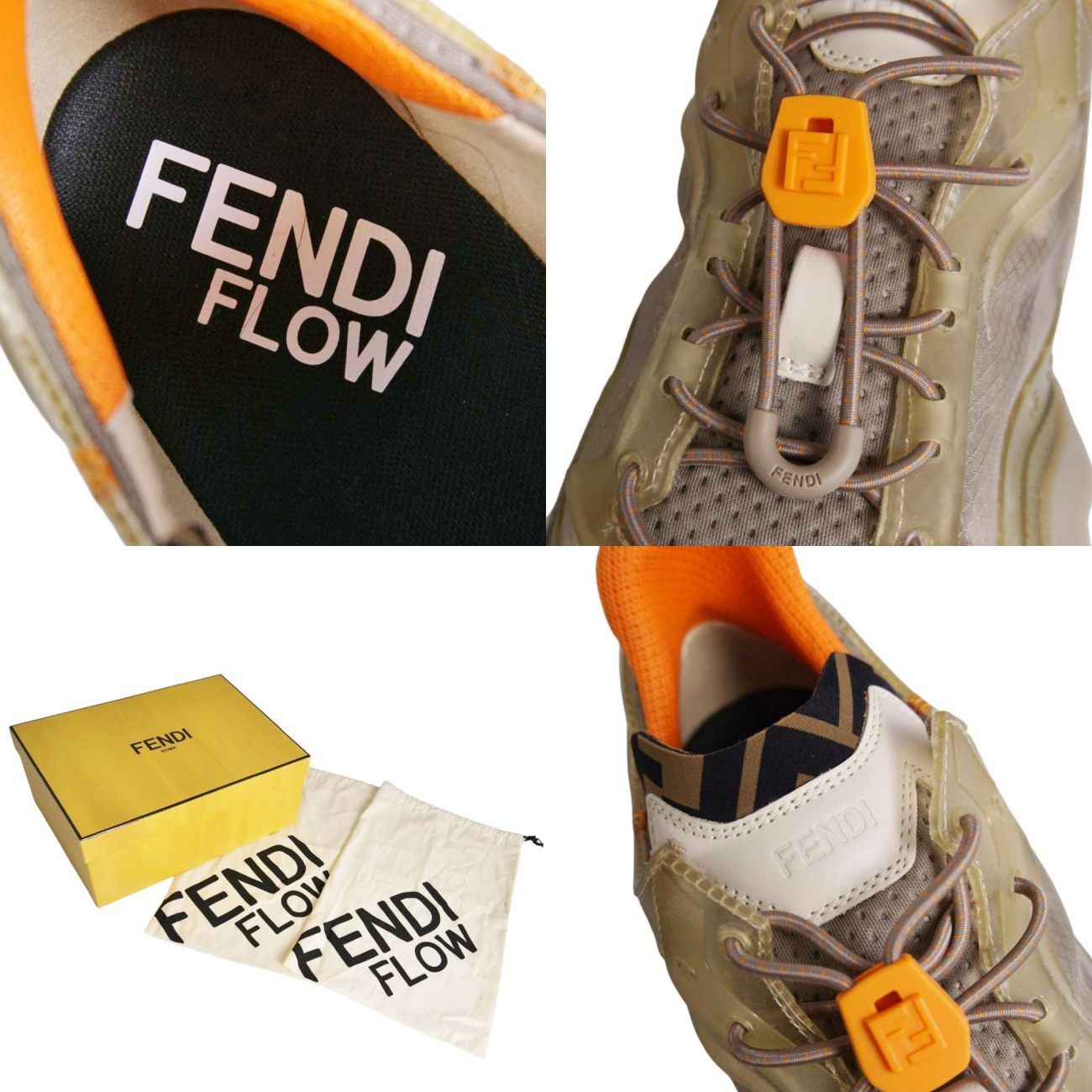 Fendi Flow Sneakers Low Cut Mesh — view 9