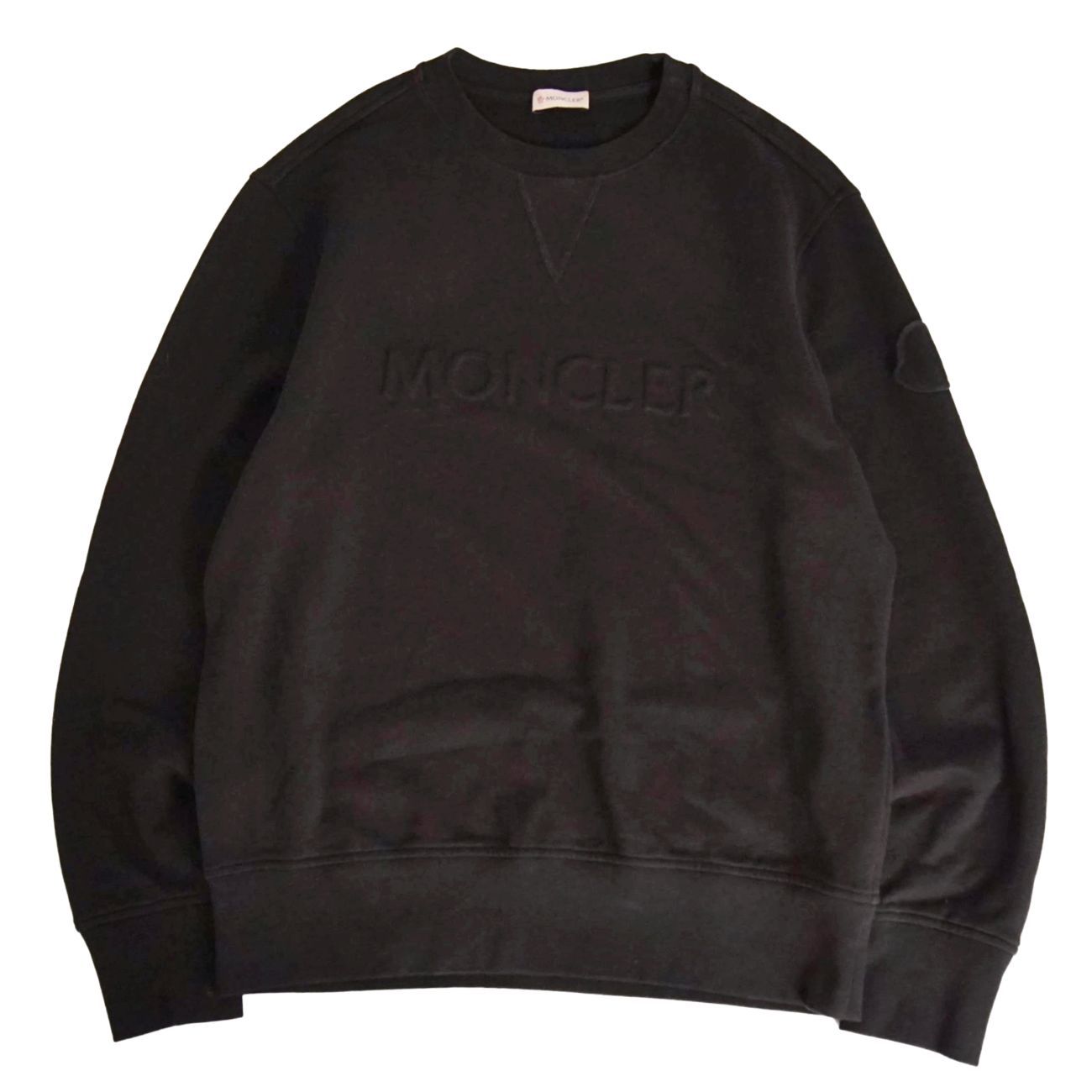 Moncler Sweatshirt Embossed Logo Trainer