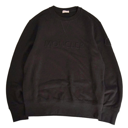 Moncler Sweatshirt Embossed Logo Trainer