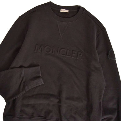 Moncler Sweatshirt Embossed Logo Trainer — view 2