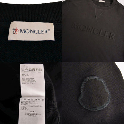Moncler Sweatshirt Embossed Logo Trainer — view 5