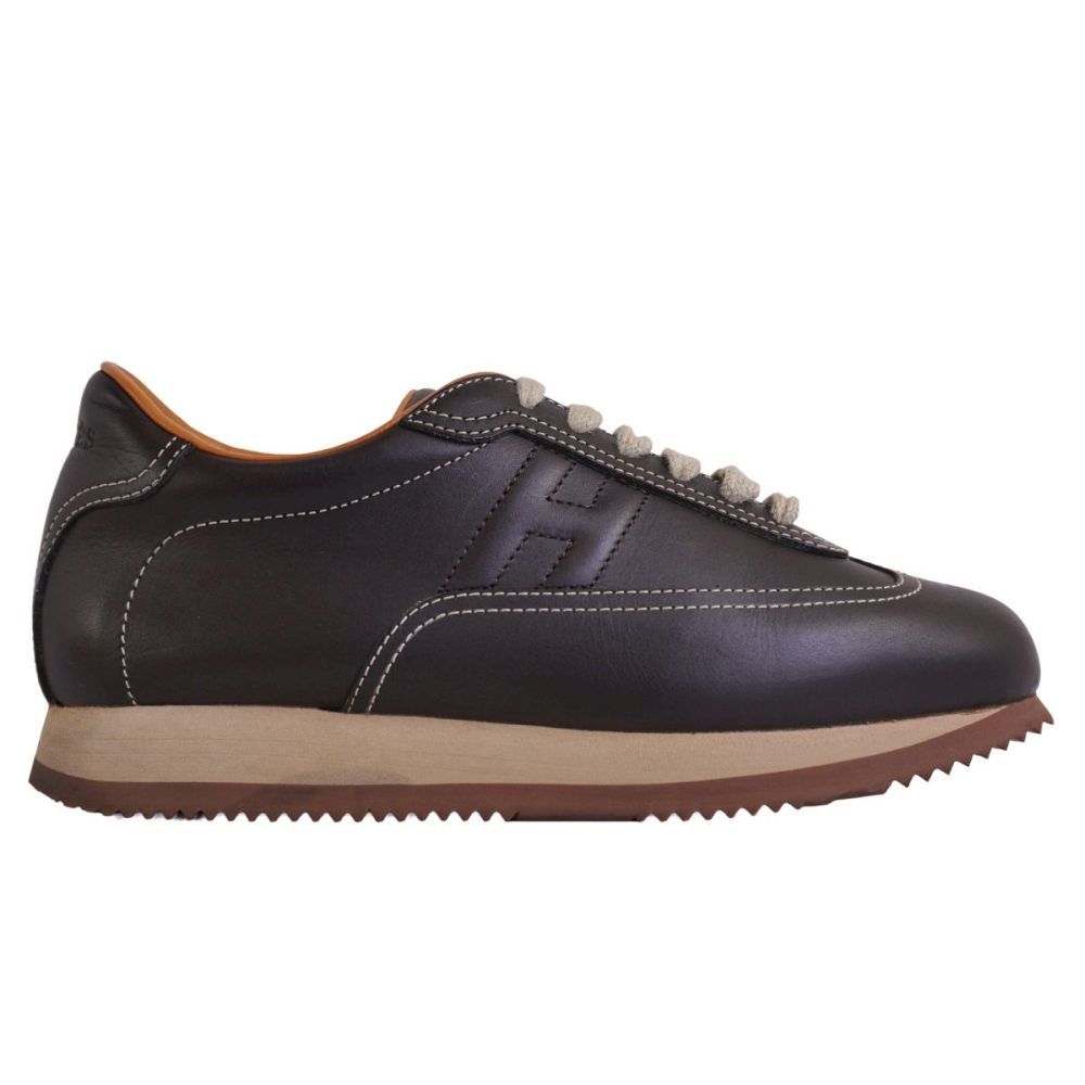 Hermes Sneakers Low Cut Logo Quick Leather — view 6
