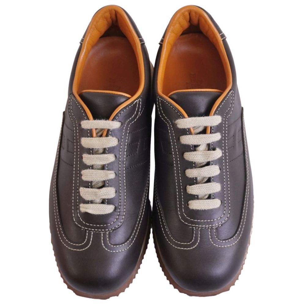 Hermes Sneakers Low Cut Logo Quick Leather — view 4