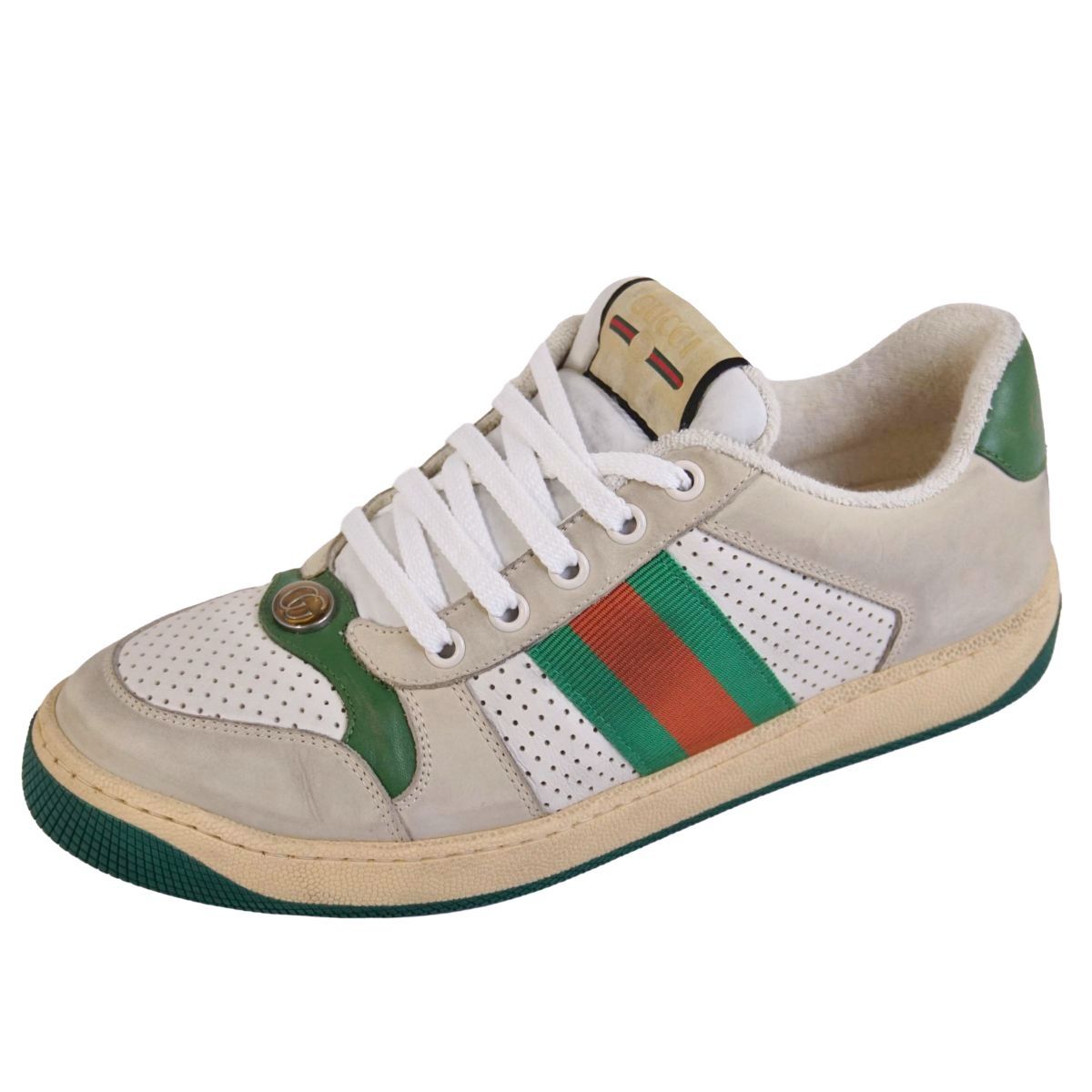 Gucci Sneakers Screener GG Logo Low Cut Lace