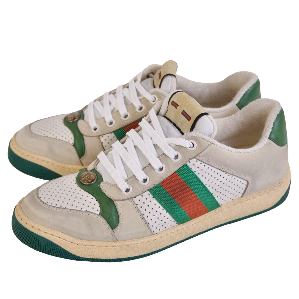 Gucci Sneakers Screener GG Logo Low Cut Lace — view 2
