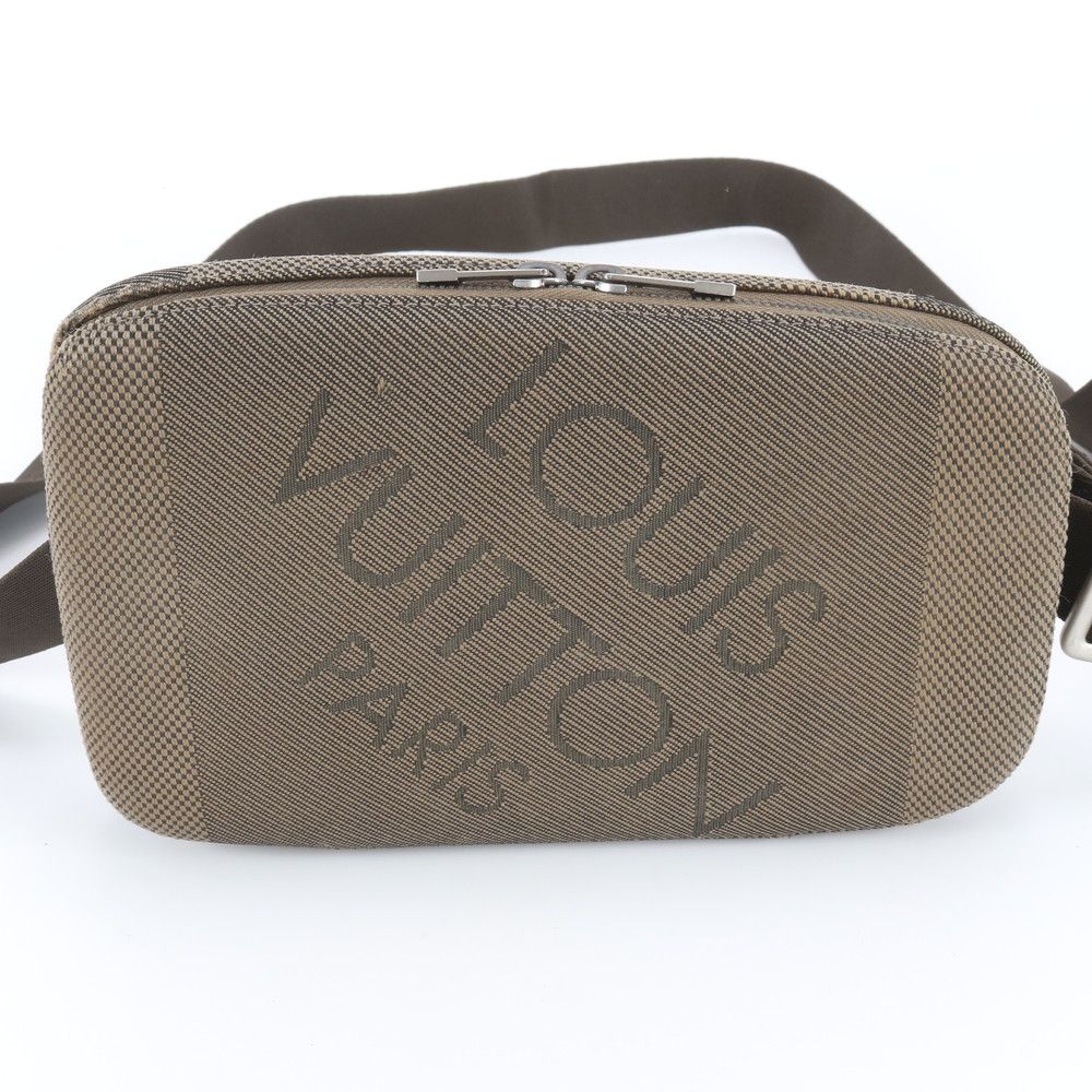 Louis Vuitton Damier Jean Maje Leather Belt Bag Crossbody Body Waist Pouch Eie — view 3