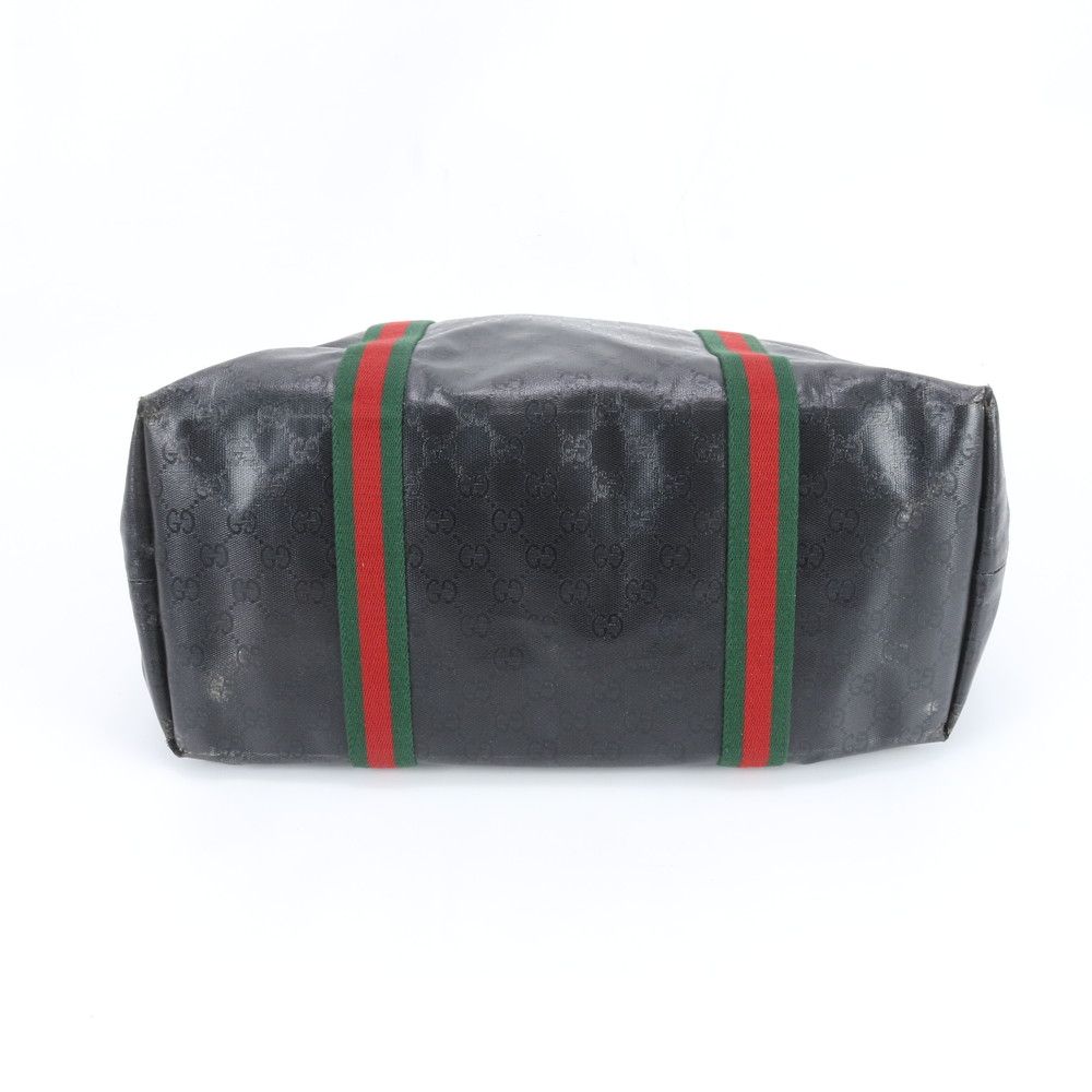 Gucci GG Crystal Sherry Line Leather Tote Shoulder Business Eie — view 6
