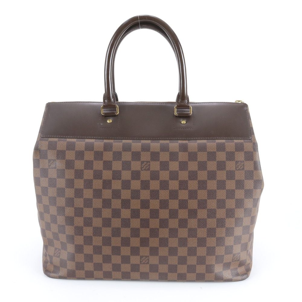 Louis Vuitton Damier Greenwich PM Leather Boston Bag Business Travel Tote Rne — view 3