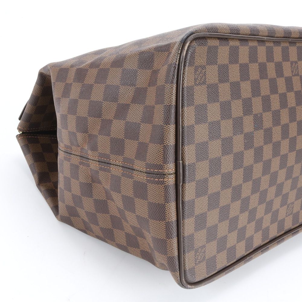 Louis Vuitton Damier Greenwich PM Leather Boston Bag Business Travel Tote Rne — view 6