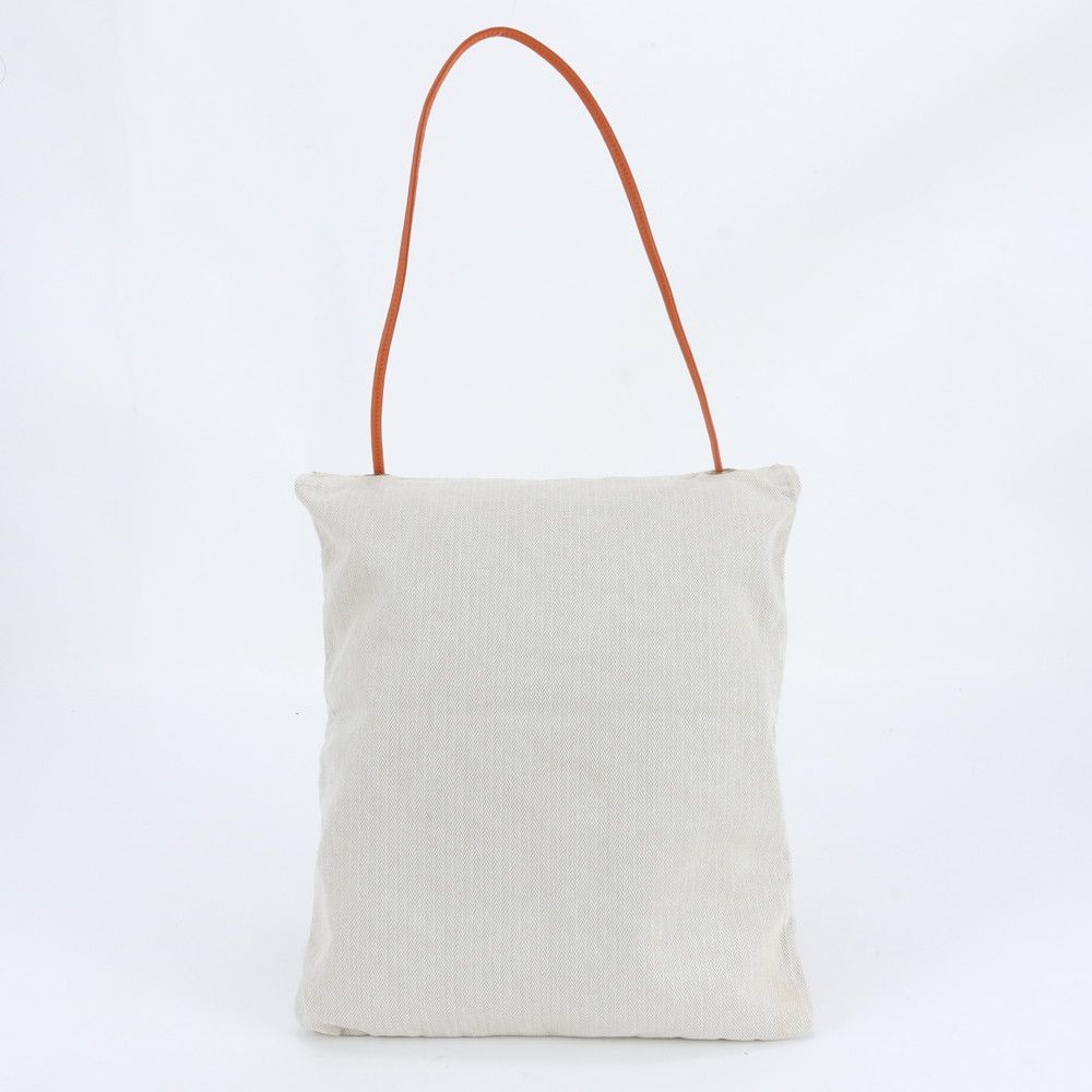 Hermes Aline GM Toilet Blanc Leather Shoulder Bag Tote Hand Rne — view 3