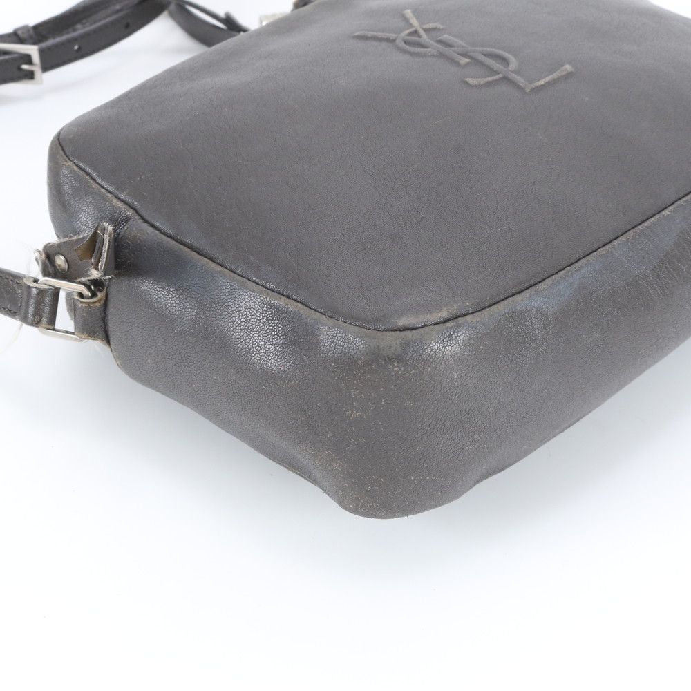 Saint Laurent YSL Yves Lou Leather Shoulder Bag Crossbody Tassel Hand Tote Eie — view 4