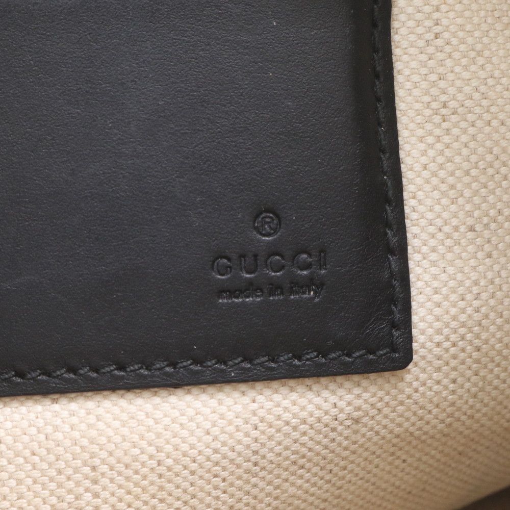 Gucci GG Supreme Tiger Leather Clutch Pouch Business Brown Eie — view 8
