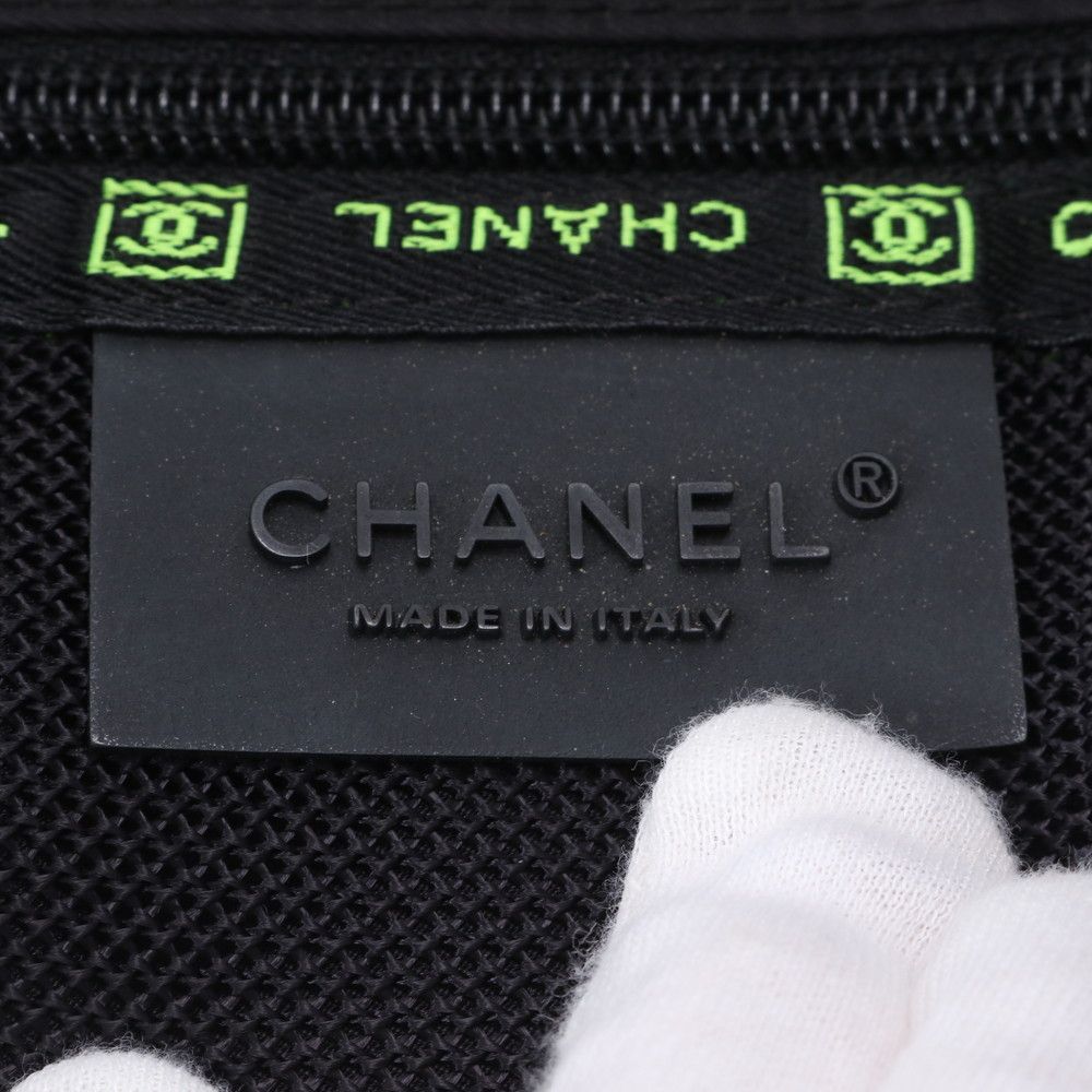 Chanel Sports Shoulder Bag Crossbody Hand Tote Black Eie — view 9