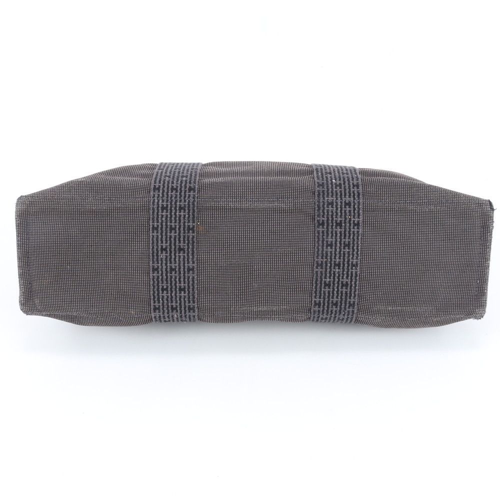 Hermes Her Line MM Tote Shoulder Business Document Gray Eie — view 5
